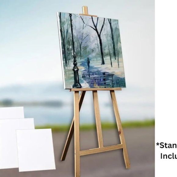 3 Pack - Blank Canvas with Wooden Frame for Painting Acrylic Paint, Oil Paint - Picture 10 of 13